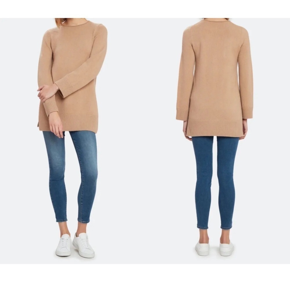 VINCE Tan 100% Cashmere Sweater XS - Picture 1 of 10